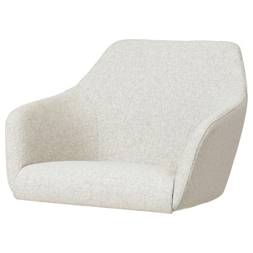 TOSSBERG seat shell, Gunnared beige, 44x43x53 cm