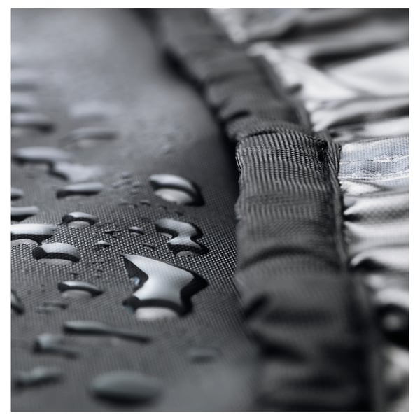 TOSTERÖ - Sunshade cover, black, 220x65 cm