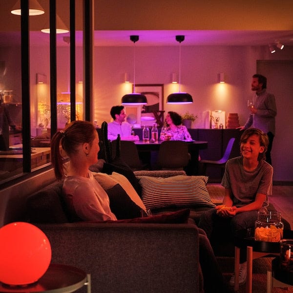 Ikea TRÅDFRI - LED bulb E14 806 lumens, wireless adjustable intensity colour and spectrum white/opal white globe