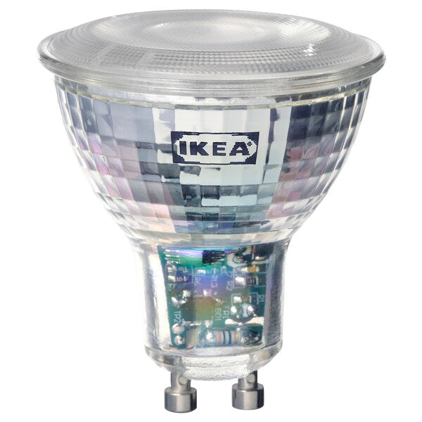 TRÅDFRI - GU10 LED bulb 345 lumen, wireless adjustable intensity colour and white spectrum