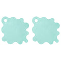 TRAMPSJÖN bathtub mat, light turquoise, 43x43 cm, 2 pack