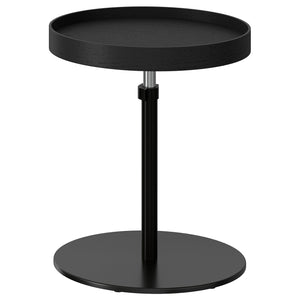 TRANERED side table, black, 44 cm
