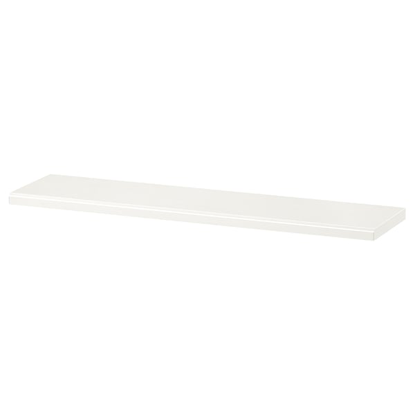 TRANHULT shelf, white stained aspen, 80x20 cm