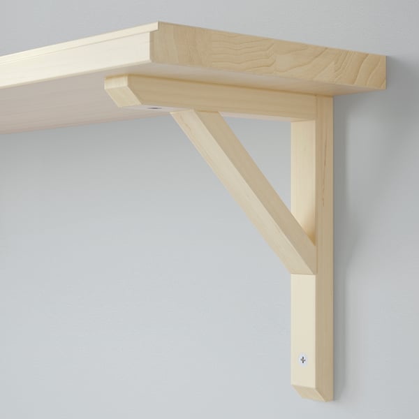 TRANHULT / SANDSHULT wall shelf combination, aspen, 80x20 cm