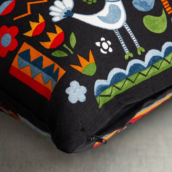TRATTKAKTUS pillow cover, patterned, 50x50 cm