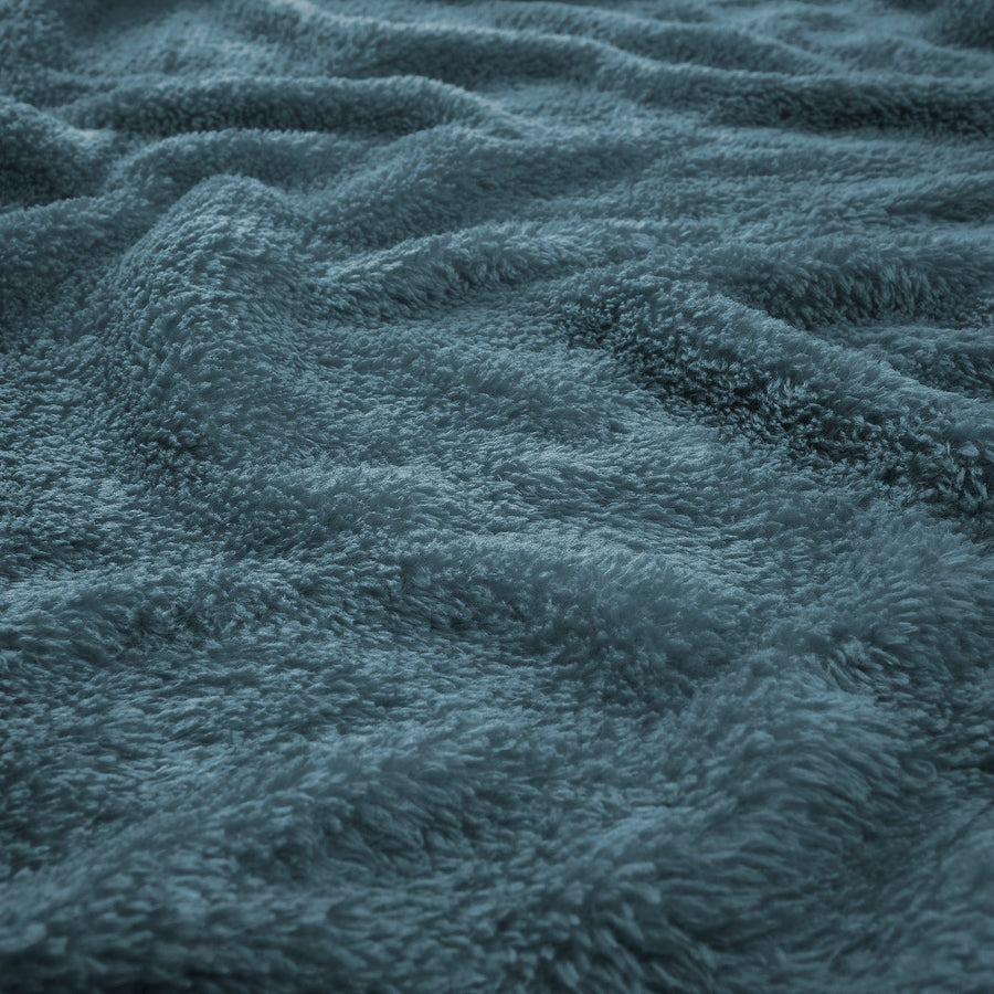 TRATTVIVA bedspread, dark grey-blue, 230x250 cm