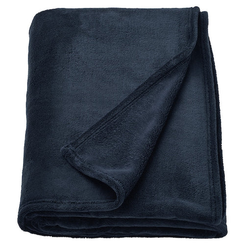 TRATTVIVA - Bedspread, black-blue, 150x250 cm