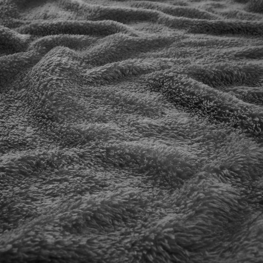 TRATTVIVA bedspread, dark grey, 230x250 cm