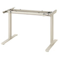 TRAVSPORT underframe sit/stand f table tp, el, beige, 120x70 cm