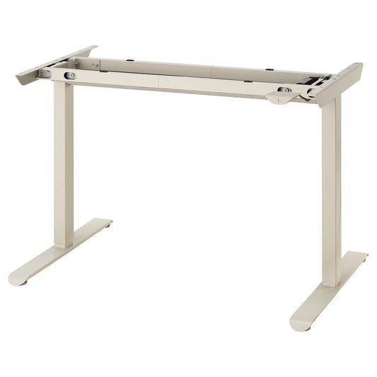 TRAVSPORT underframe sit/stand f table tp, el, beige, 120x70 cm