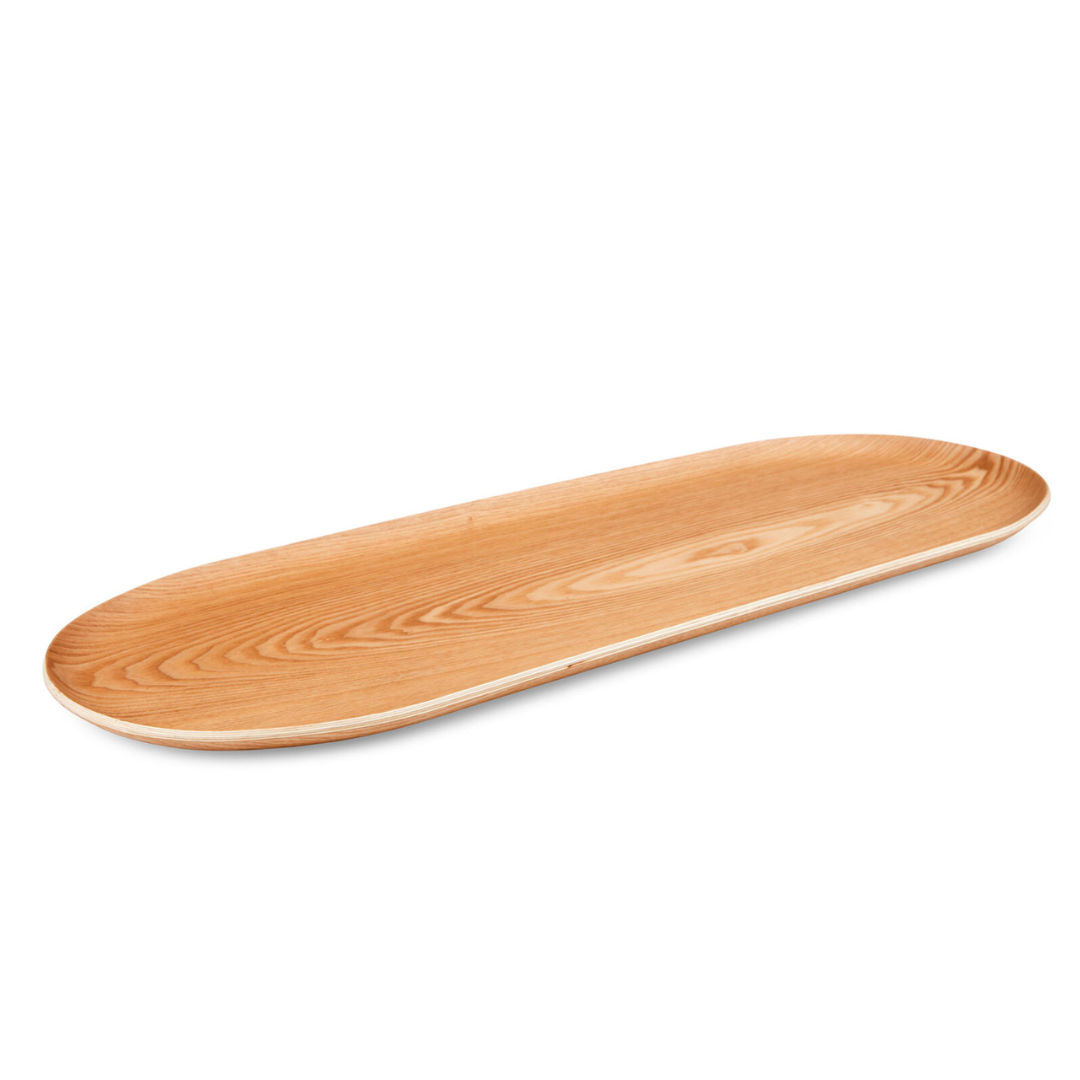 ASH OVAL Natural tray, W 20 x L 55 cm