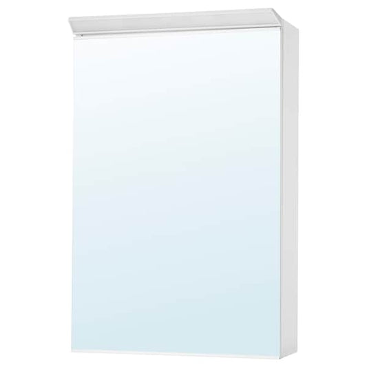 Ikea TREASJÖN - Mirror cab 1 door/built-in lighting, 50x17x75 cm