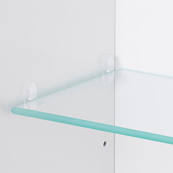 TREASJÖN mirror cab 1 door/built-in lighting, 50x17x75 cm