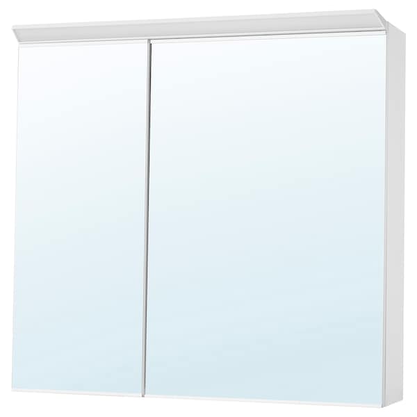 TREASJÖN - Mirror cabinet/2 lamp/lighting,80x17x75 cm