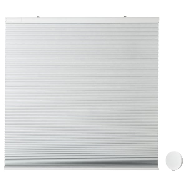 TREDANSEN - Block-out honeycomb blind / hub kit, white, 80x195 cm