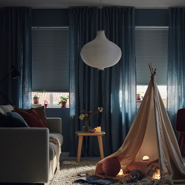 TREDANSEN Blockout cellular blind wireless/batteryoperated white 60x195 cm , 60x195 cm
