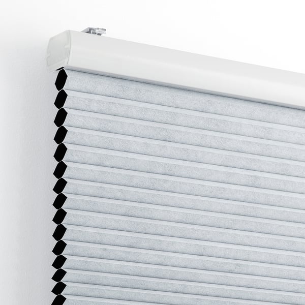 TRIPPEVALS block-out cellular blind, white, 140x195 cm