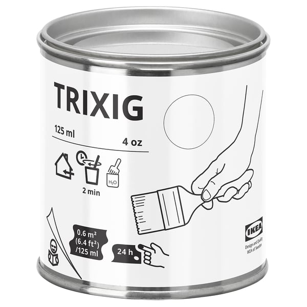 TRIXIG paint, white, 125 ml