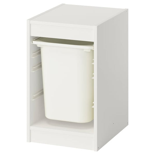 TROFAST - TROFAST Storage combination with box, white/white, 34x44x56 cm