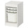 TROFAST storage combination with box/trays, white/white, 34x44x56 cm