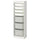 TROFAST - Storage combination with boxes, white white/grey, 46x30x145 cm