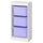 TROFAST - Storage combination with boxes, white/lilac, 46x30x94 cm
