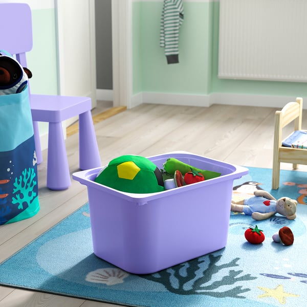 TROFAST storage combination with boxes, white/multicolour, 99x44x94 cm