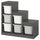 TROFAST - Storage combination with boxes, grey white/grey, 99x44x94 cm