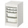 TROFAST - TROFAST Storage combination w boxes/trays, white/white, 34x44x56 cm
