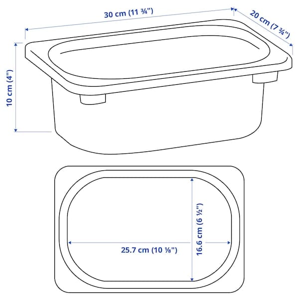 Ikea TROFAST - Container, white,20x30x10 cm