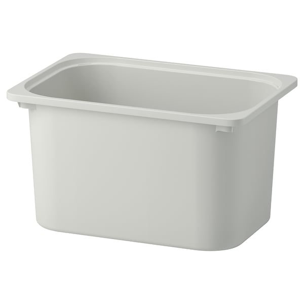 TROFAST storage box, grey, 42x30x23 cm