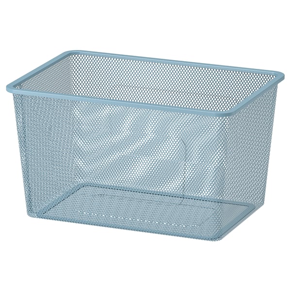 TROFAST mesh storage box, grey-blue, 42x30x23 cm