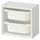 TROFAST wall storage, white/white, 34x21x30 cm