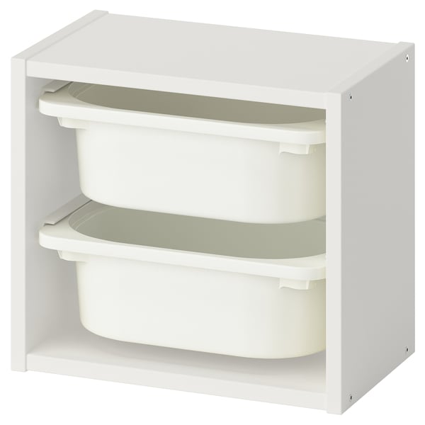 TROFAST - TROFAST Wall storage, white/white, 34x21x30 cm
