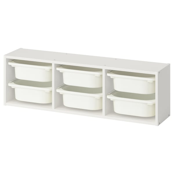 Ikea TROFAST - Wall element, white/white,99x21x30 cm