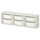 TROFAST wall storage, white/white, 99x21x30 cm