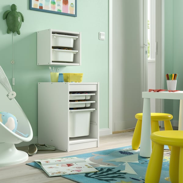 TROFAST - TROFAST Wall storage, white/white, 34x21x30 cm
