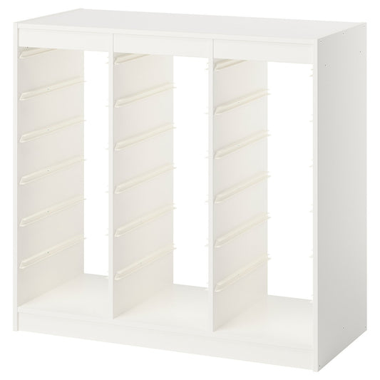 TROFAST frame, white/room divider, 99x94x44 cm