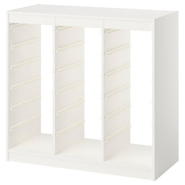 TROFAST frame, white/room divider, 99x94x44 cm
