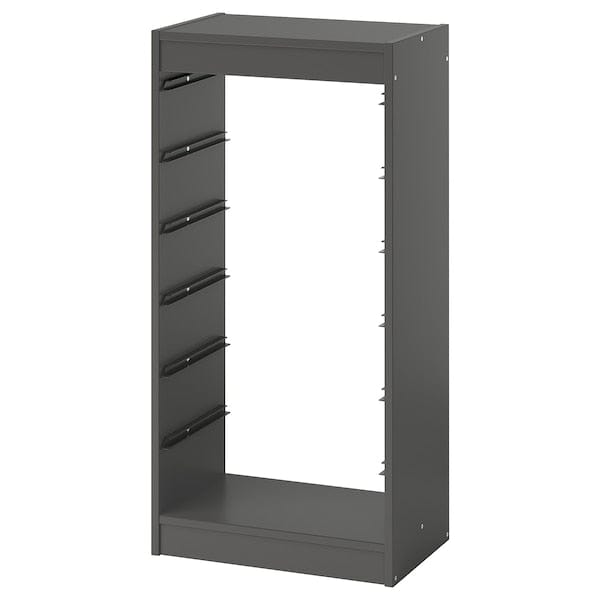 Ikea TROFAST - Frame, grey, 46x30x94 cm