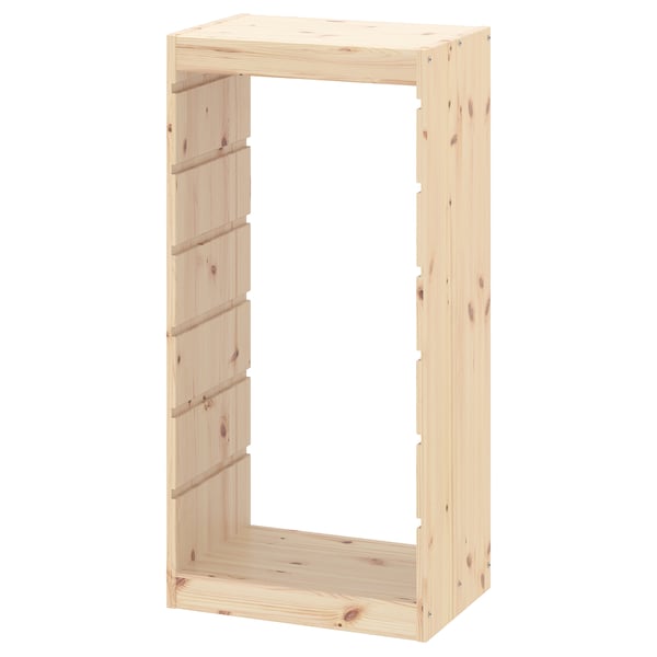 TROFAST frame, light white stained pine, 44x91 cm
