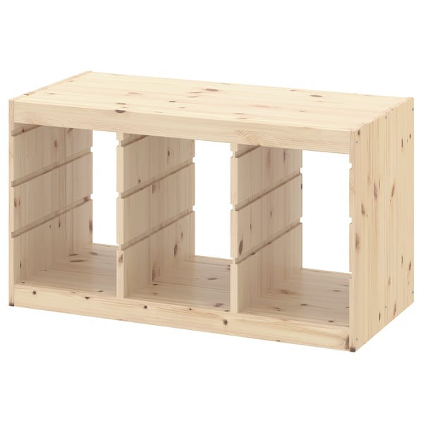 TROFAST frame, light white stained pine, 93x52 cm