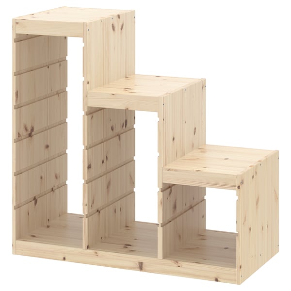 TROFAST frame, light white stained pine, 94x44x91 cm