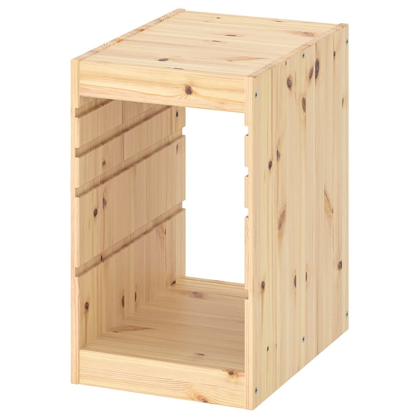 TROFAST frame, light white stained pine, 32x44x52 cm