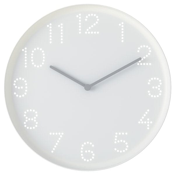 Ikea TROMMA - Wall clock, white, 25 cm