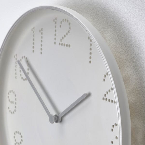 Ikea TROMMA - Wall clock, white, 25 cm