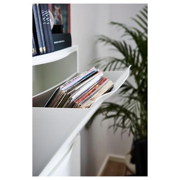TRONES shoe cabinet/storage, white, 52x18x39 cm, 2 pack