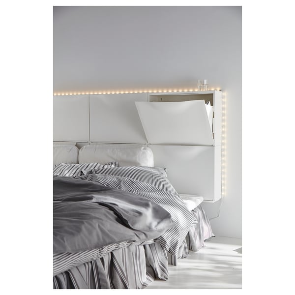 TRONES shoe cabinet/storage, white, 52x18x39 cm, 2 pack