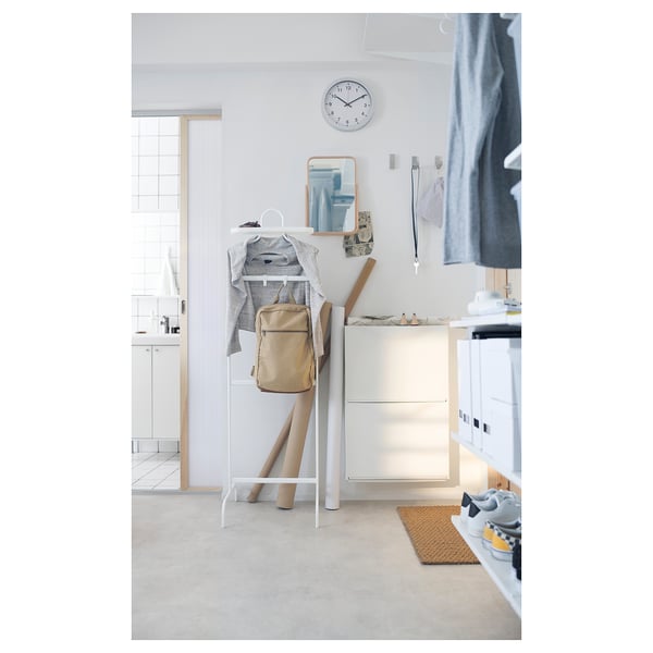 TRONES shoe cabinet/storage, white, 52x18x39 cm, 2 pack