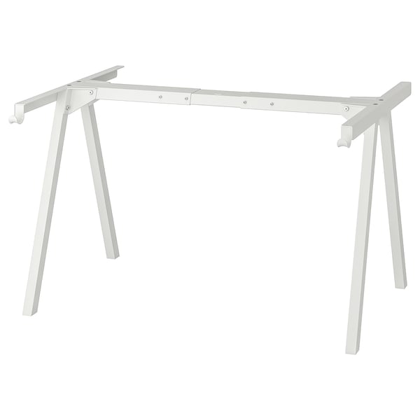TROTTEN underframe for table top, white, 140/160 cm